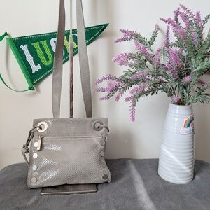 Hammitt Tony Crossbody In Gray Snakeprint